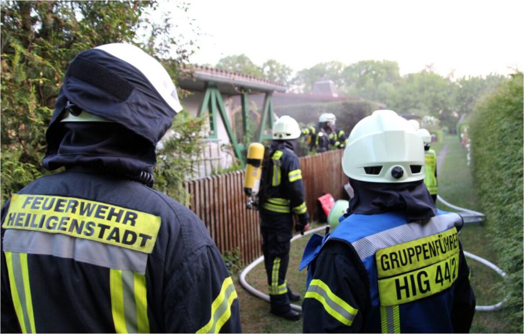 Feuerwehreinsatz in Gartenanlage eichsfeldnachrichten